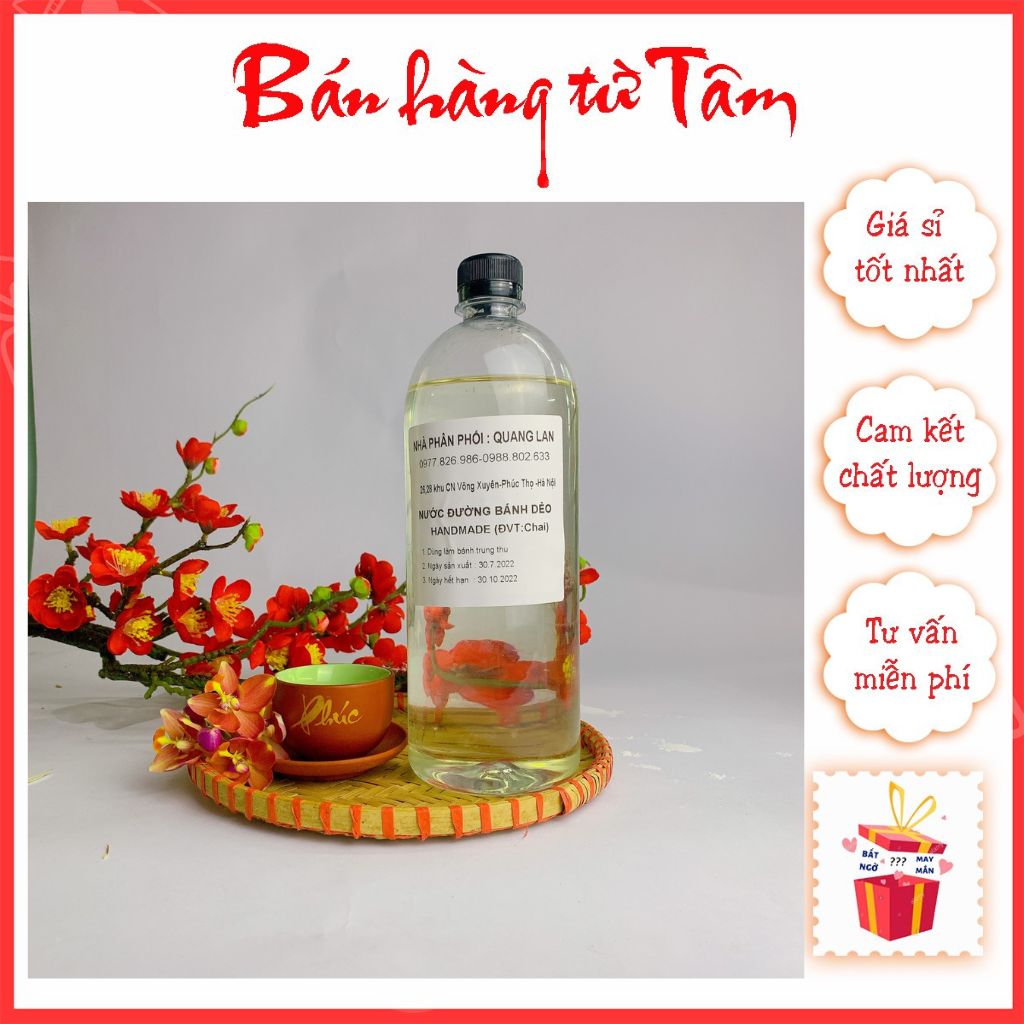 Nước đường làm bánh trung thu nước đường bánh nướng bánh dẻo/Nguyên liệu làm bánh trung thu công thức chuẩn nhất