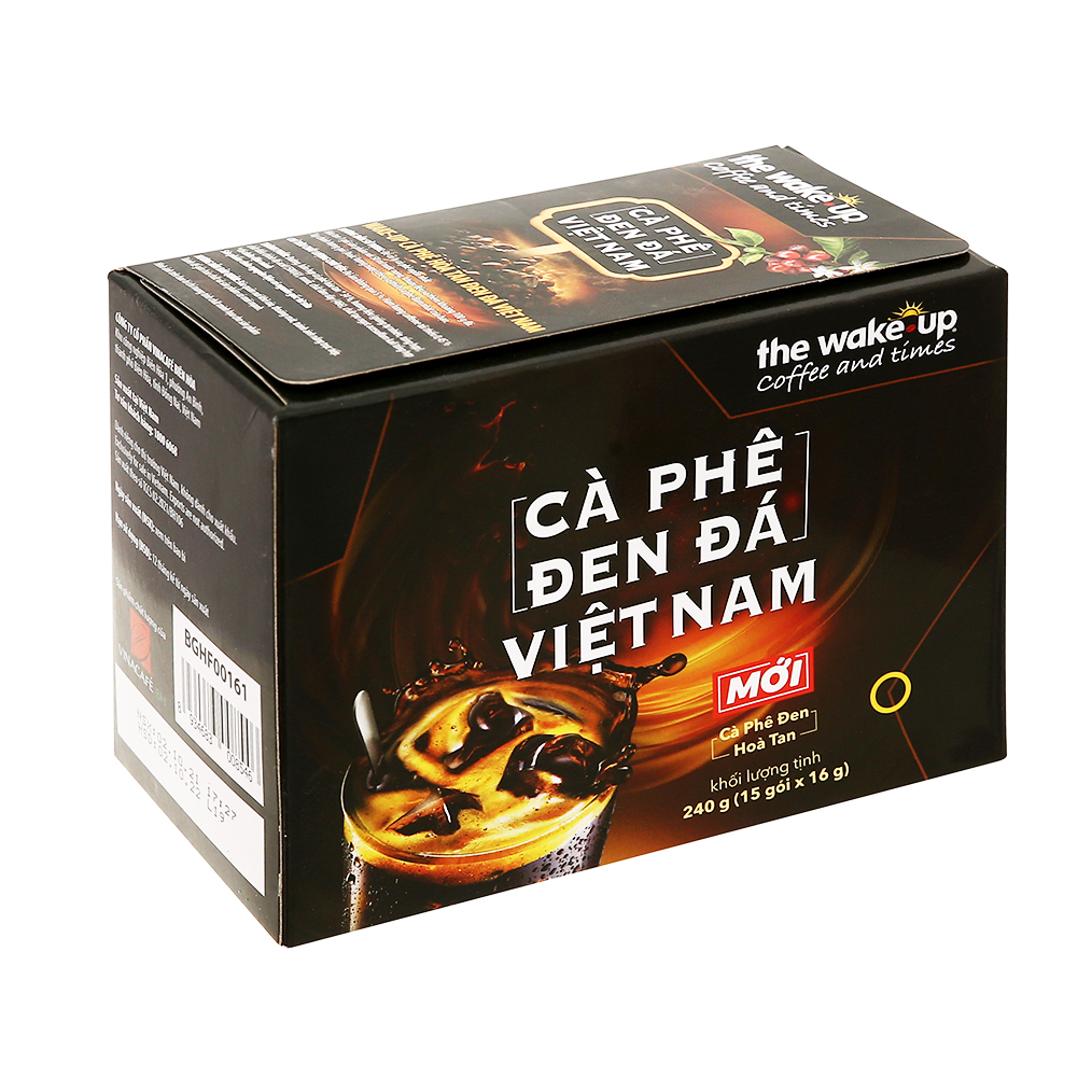 Cà phê đen đá việt nam wake up 240g