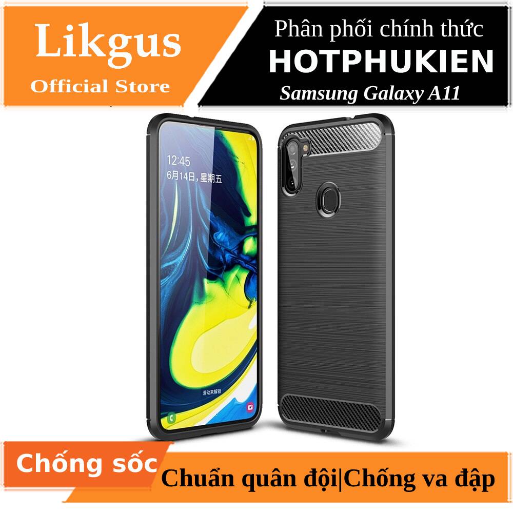 [HCM]Ốp lưng TPU chống sốc cho Samsung Galaxy A11 hiệu Likgus (chống va đập chống vân tay) - phân phối bởi HotPhuKien
