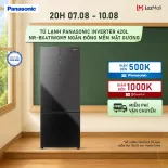[Miền Nam giao sau 20/08] Tủ lạnh Panasonic Inverter 420L NR-BX471WGM9 Ngăn đông mềm Mặt gương