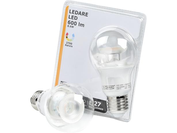 Bóng đèn ánh sáng vàng ledare led 600lm-e27