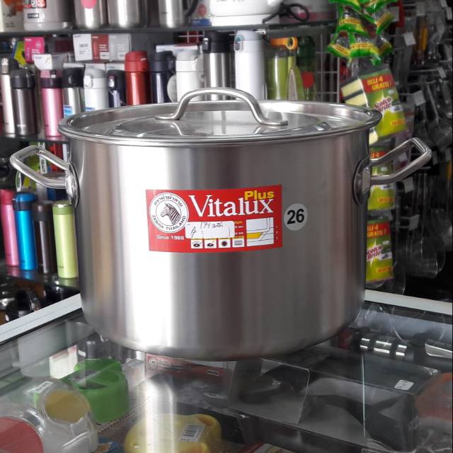 Nồi hầm 3 đáy zebra-Thái Lan Vitalux Infinity 26x18cm, 9.5L - 171326
