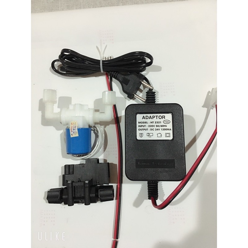Adapter 24v van áp cao van điện từ và dây nối