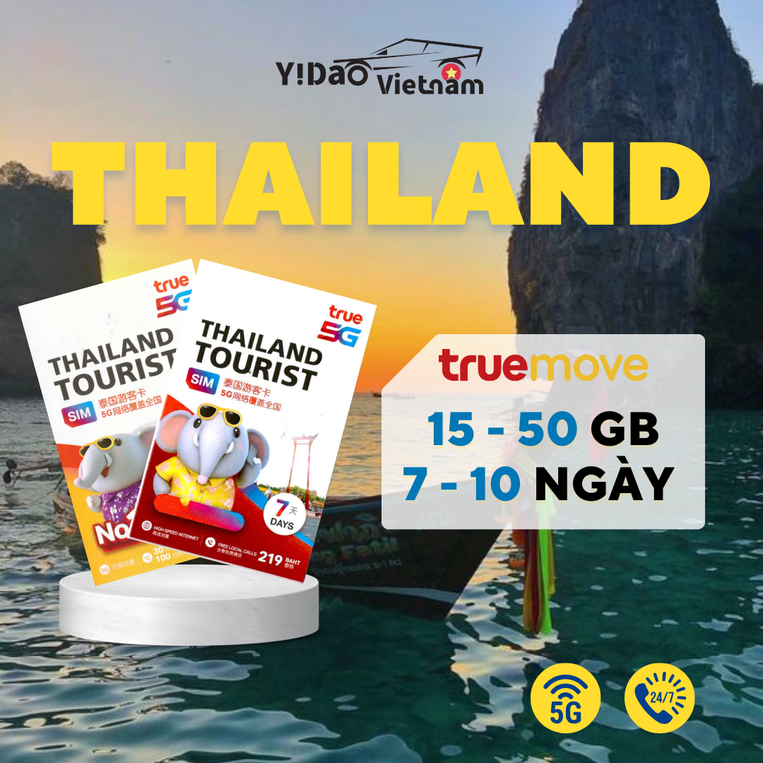 Thẻ vào mạng 4G sim Thái Lan, sim Truemove Thái tốc độ cao data không giới hạn, nghe gọi toàn mạng, sim chưa kích hoạt