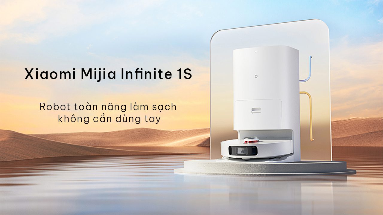 Robot hút bụi lau nhà Xiaomi Mijia 1S tự động giặt sấy giẻ đổ rác tự thêm nước đổ nước thải tránh chướng ngại vật hàng 95% đẹp