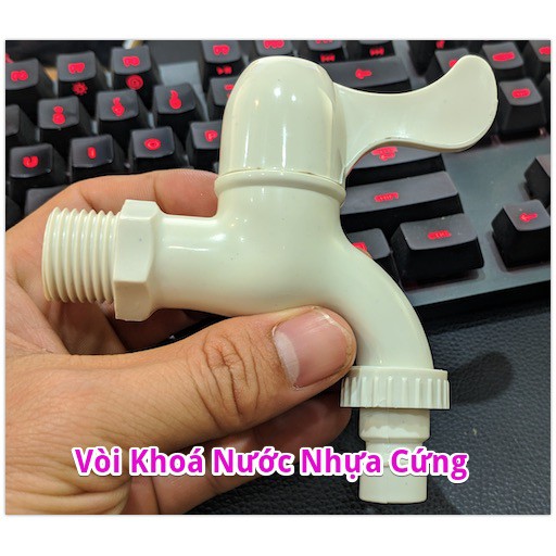 Vòi khoá nước nhựa cứng abs voinc22
