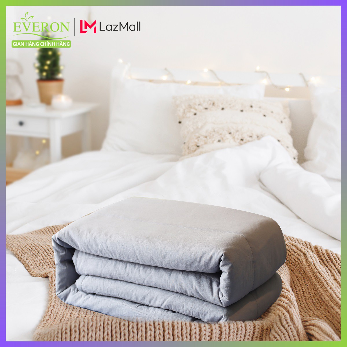 Chăn hè Silky Xám K-Bedding KSS101