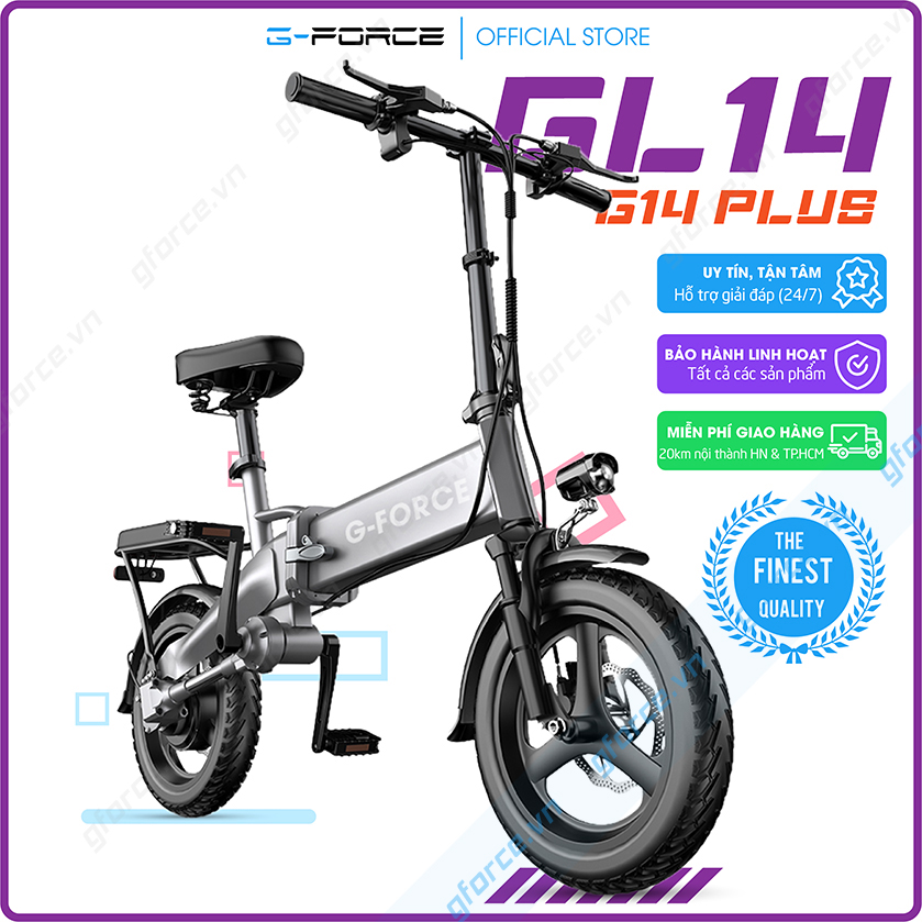 Xe đạp điện GForce GL14 G14 Plus Truyền động trục