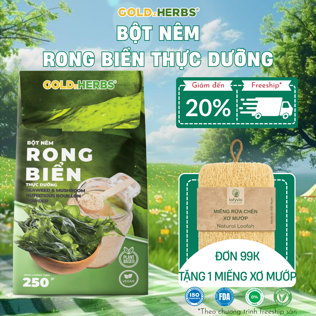 Bột Nêm Rong Biển Thực Dưỡng GoldzHerbs