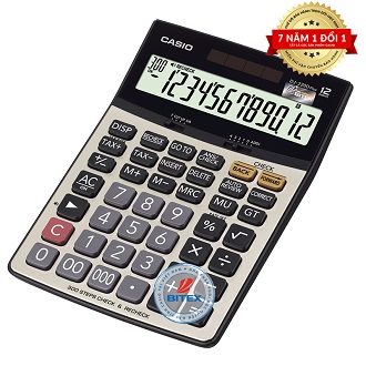 Máy tính Casio DJ-220D Plus có chức năng tính tỷ lệ phần trăm, tính thuế