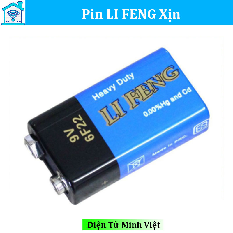 Pin 9v li feng xịn
