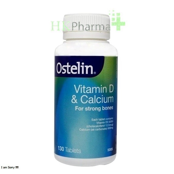 Bổ sung canxi ostelin calcium - vitamin d3 hộp 130 viên