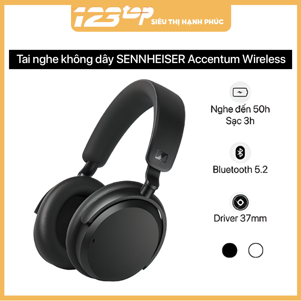 Tai nghe không dây SENNHEISER Accentum Wireless thương hiệu từ Đức