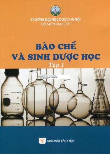 Sách - Bào chế và sinh dược học tập 1