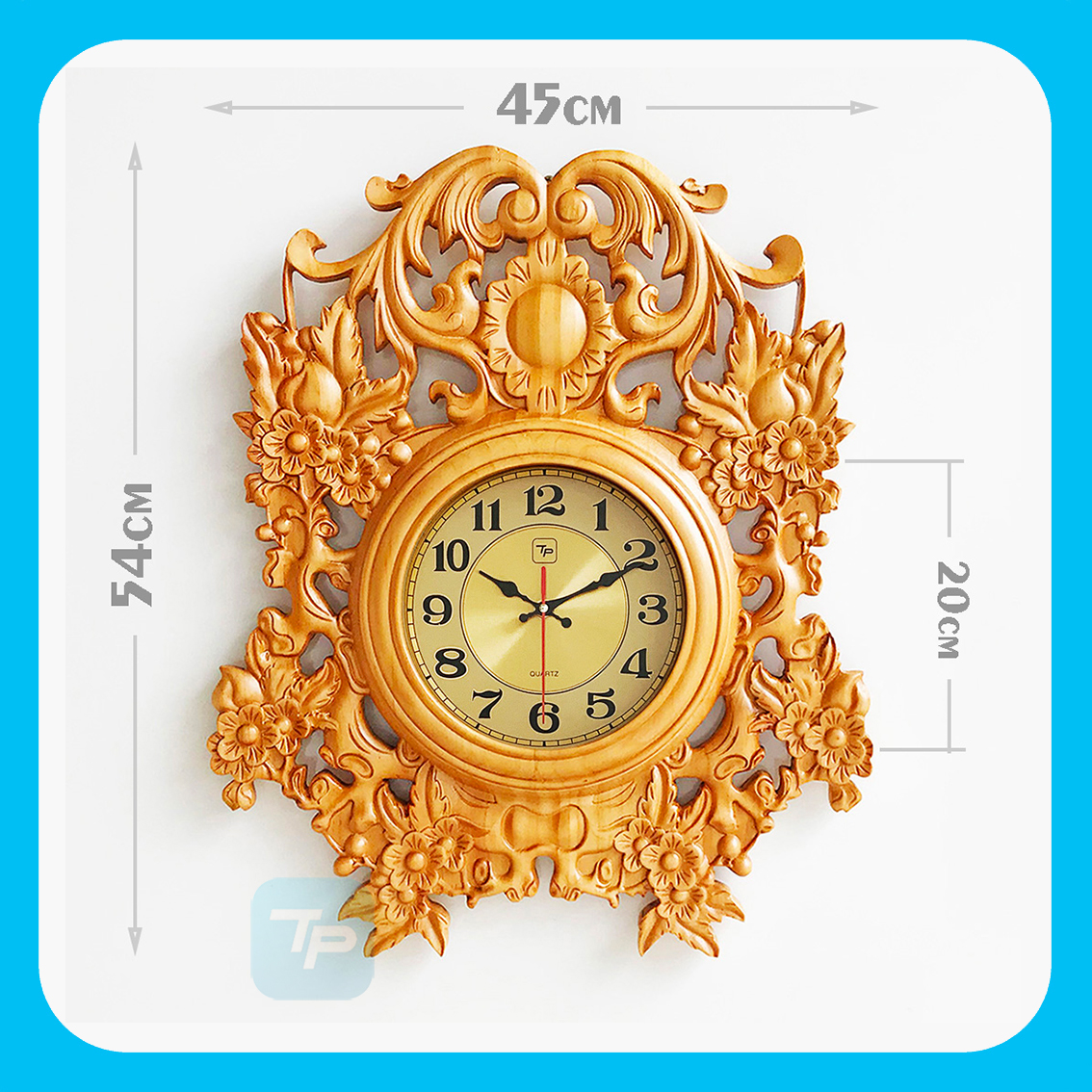 ĐỒNG HỒ GỖ TREO TƯỜNG TP5