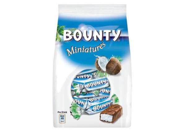 Kẹo Socola Dừa Thơm Ngon Coconut Tasty Bounty Miniatures 150g (Product From EU)