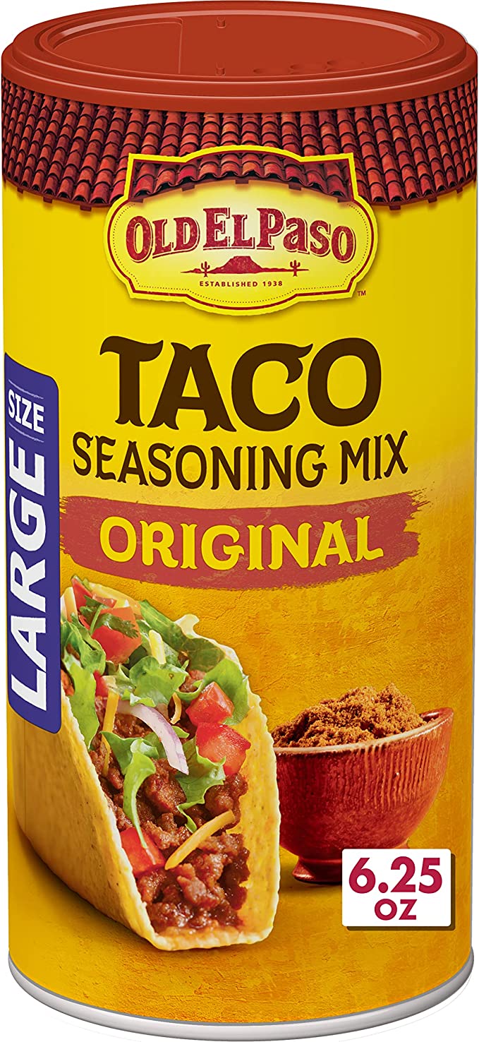 Hủ bột gia vị Taco hiệu Old El Paso Taco Seasoning Mix Original (Value Size) 177g