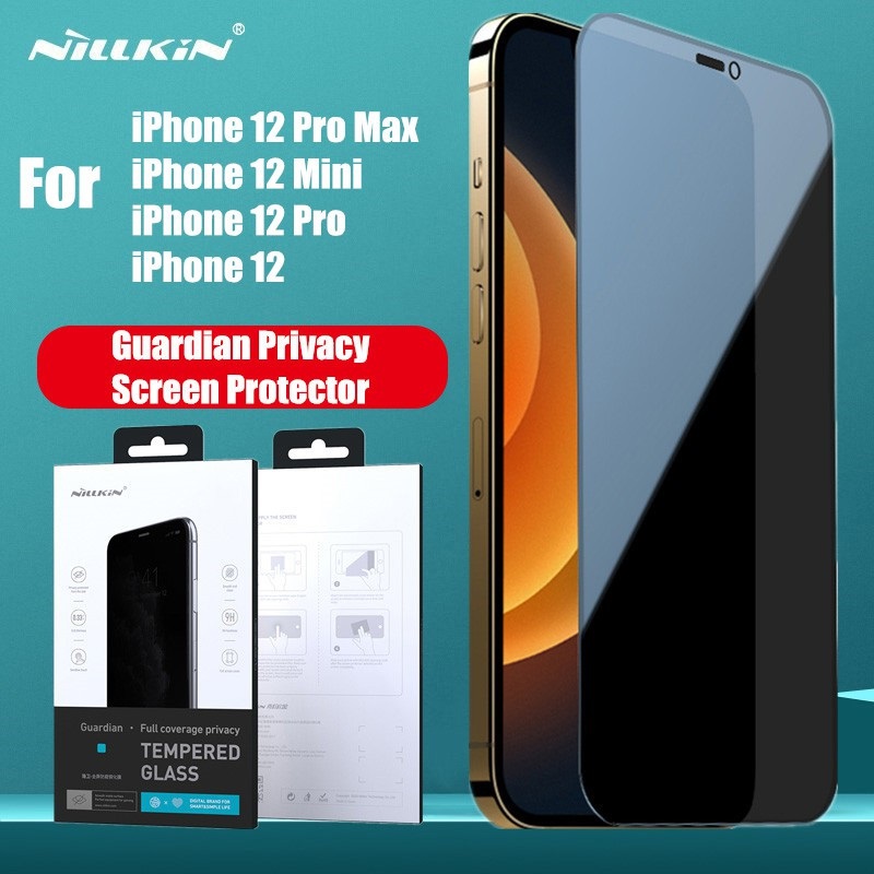Kính Cường Lực chống nhìn trộm Nillkin Amazing Guardian cho Iphone 12/12 Pro (6.1) - 12 Pro Max (6.7) - Hàng Chính Hãng