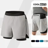 Quần Shorts thể thao nam chạy bộ 2 lớp Fast & Free III siêu nhẹ, ôm vừa vặn, co giãn - Thương hiệu Coolmate