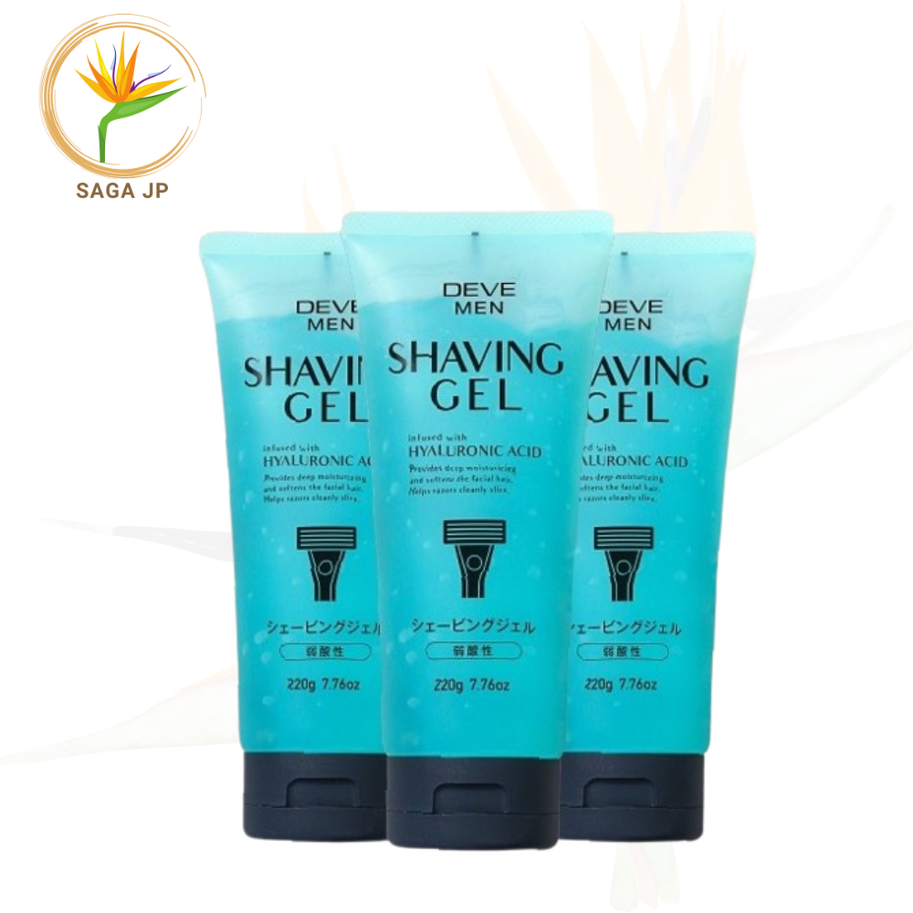 Gel cạo râu KUMANO DEVE MAN dưỡng ẩm, làm mềm râu, ngăn mụn nội địa Nhật 220g