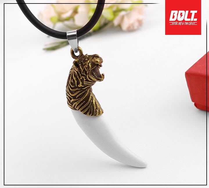 [HCM]Mặt dây chuyền nam hình nanh con báo cực ngầu BU38 - Bolt Unicolour Betta