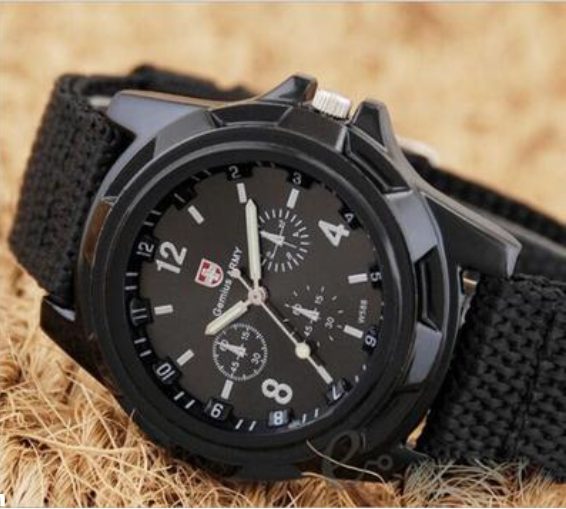 [HCM]Đồng hồ dây vải dù ARMY - đồng hồ mang phong cách lính mỹ