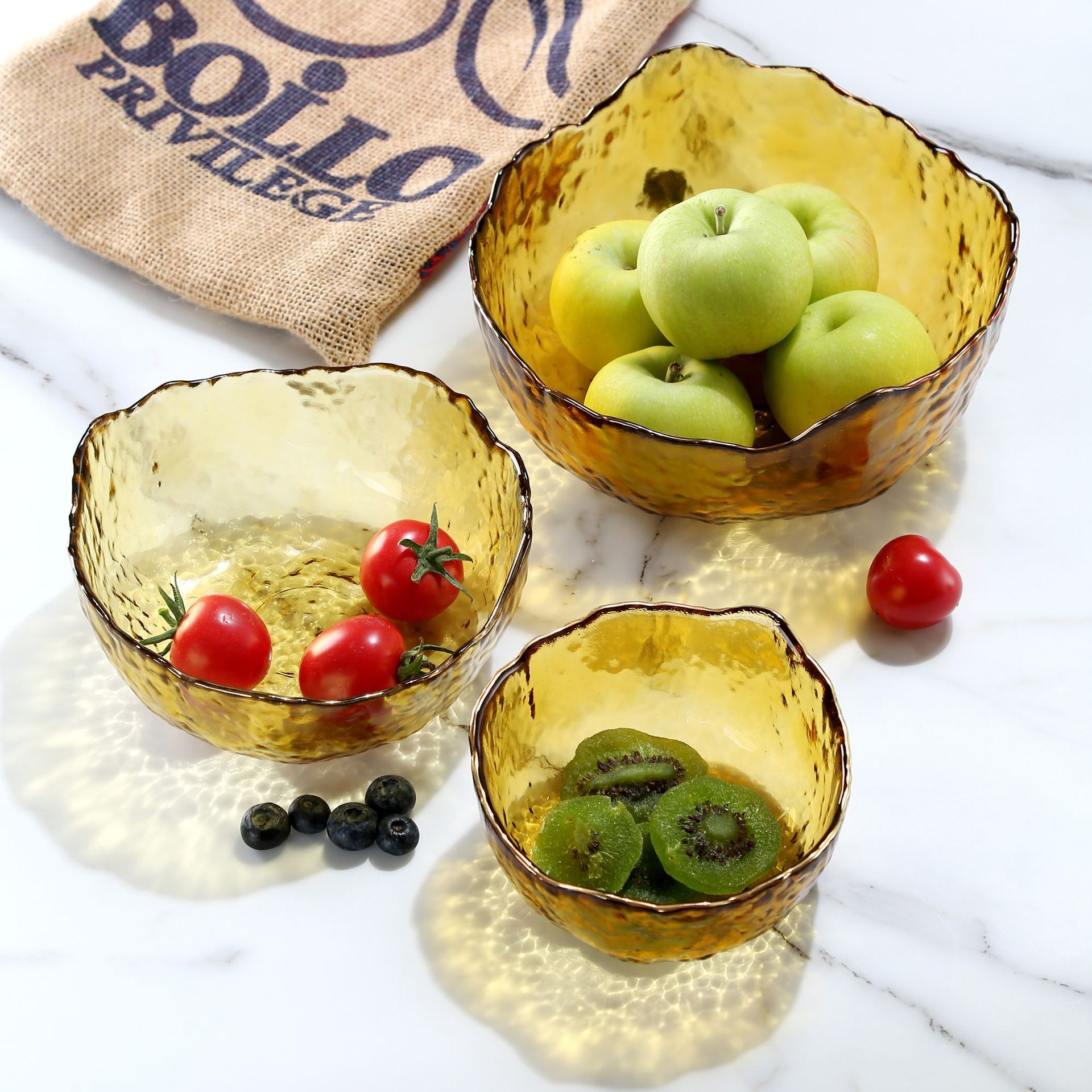 Bộ ba tô thủy tinh trộn salad phong cách Bắc Âu, bát thủy tinh trộn salad cao cấp, tô đựng hoa quả thủy tinh chịu nhiệt, đồ decor nhà cửa đẹp