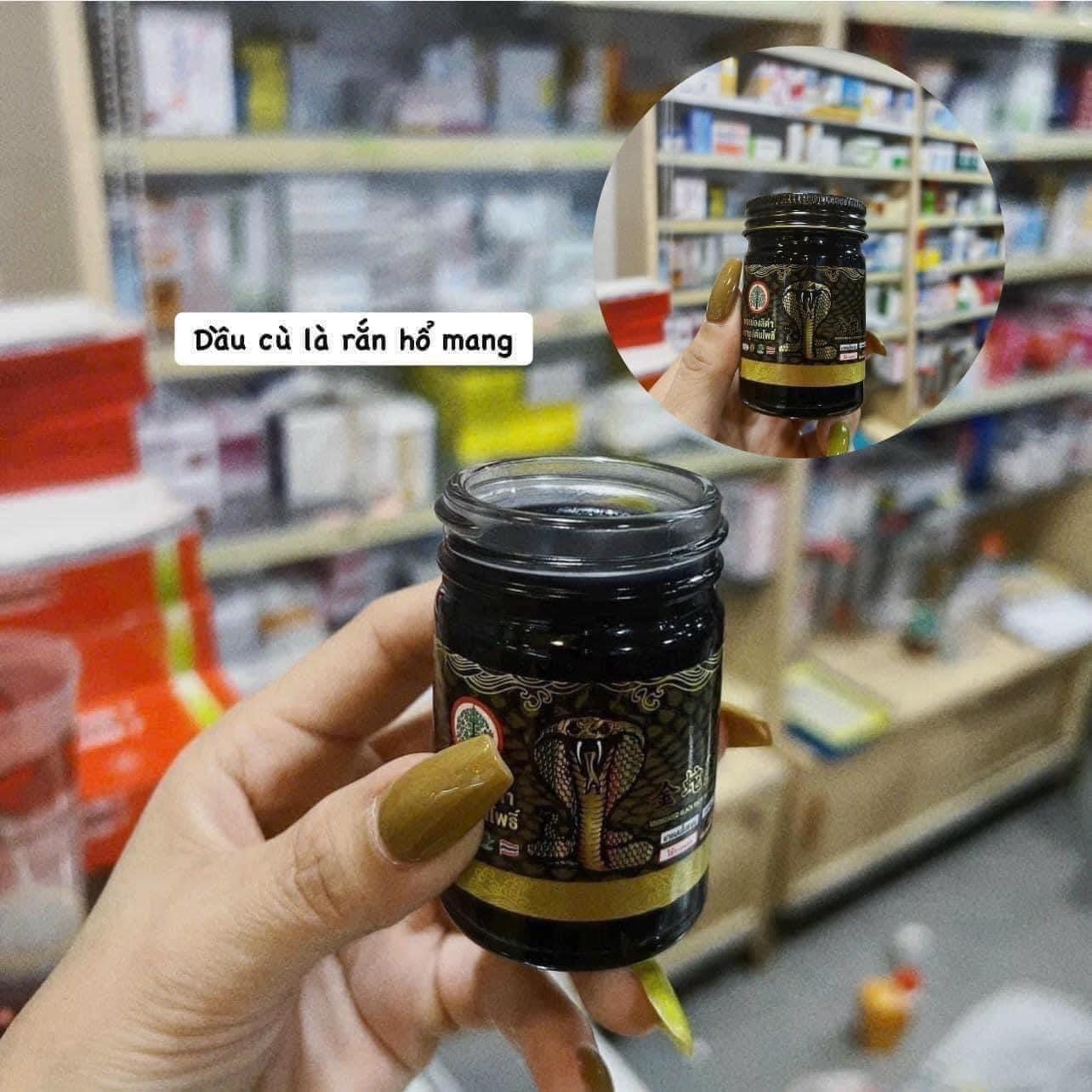 Dầu cù là rắn hổ mang banna thái lan