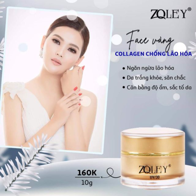 Kem Dưỡng Trắng Chống lão Hóa Face Vàng Zoley 10g Chính Hãng