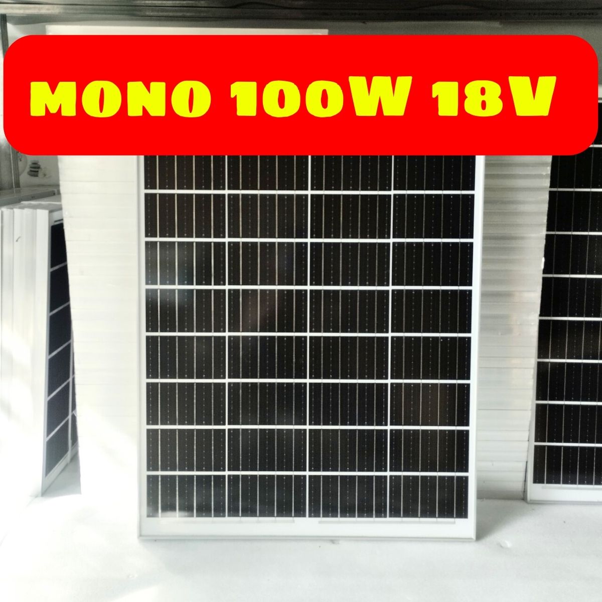 🔥 mono 100w 150w 18v mới 2024 🔥tấm pin năng lượng mặt trời mono 100w 150w 18v giá rẻ