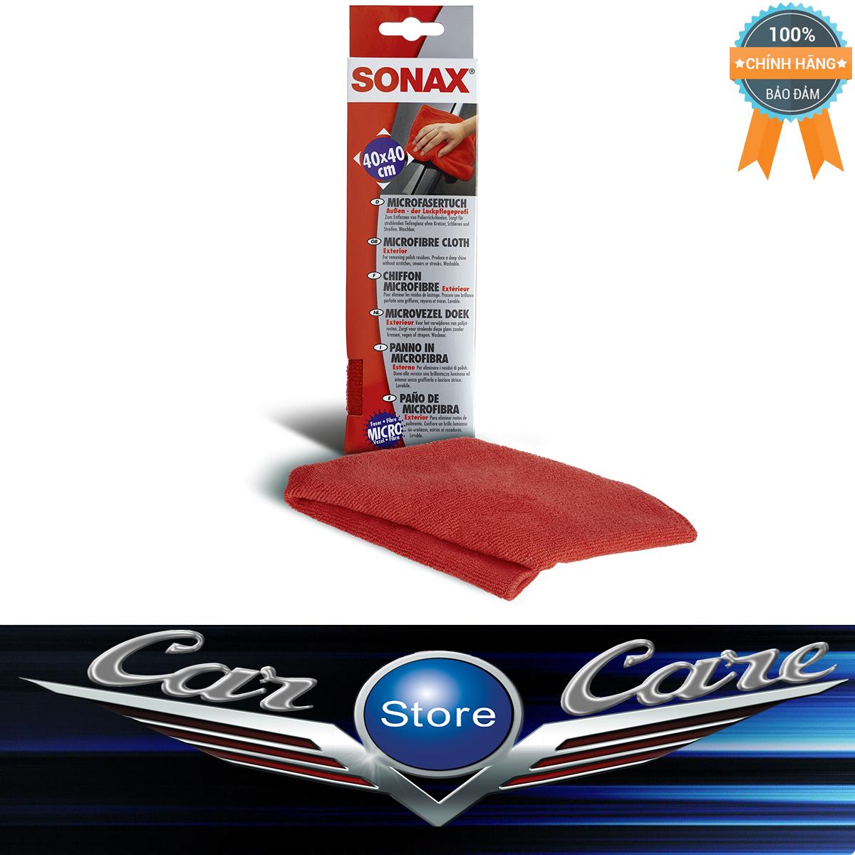 Khăn lau siêu sợi đánh bóng sơn Sonax Microfibre cloth