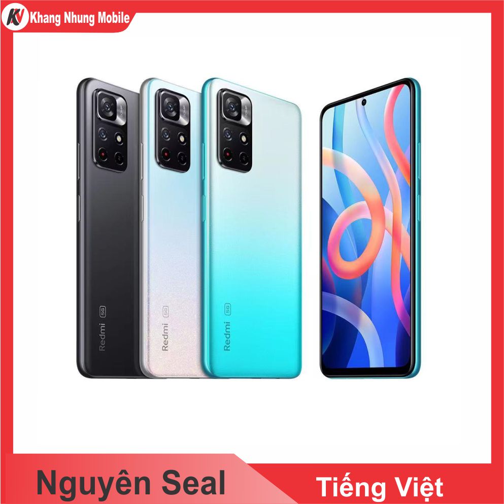 Điện thoại xiaomi redmi note 11 6/128gb 5g chip dimensity 810 pin 5000 sạc nhanh 33w - khang nhung