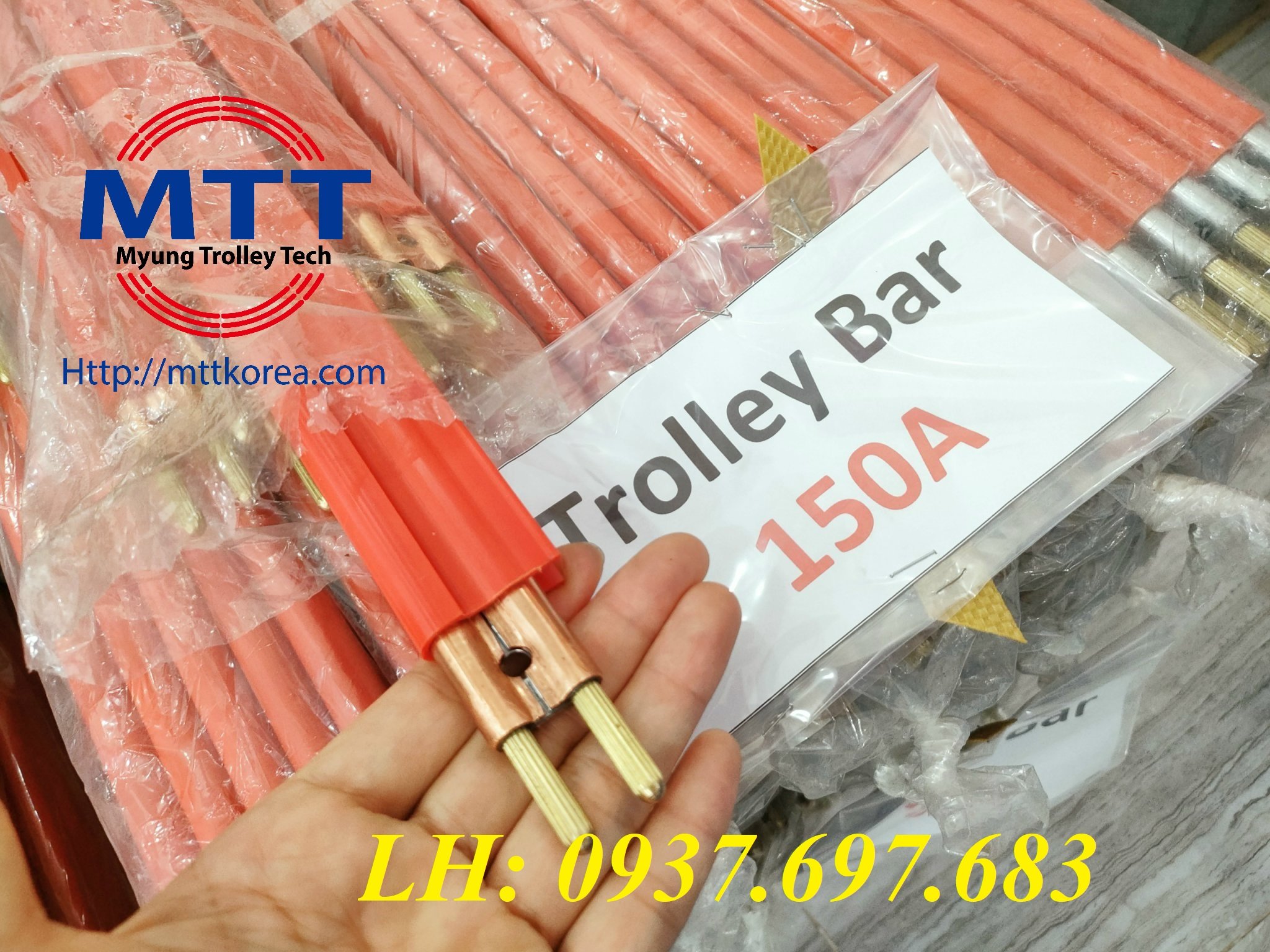 [HCM] Ray điện an toàn cầu trục 1p-3p-4p [150A Hàn Quốc]