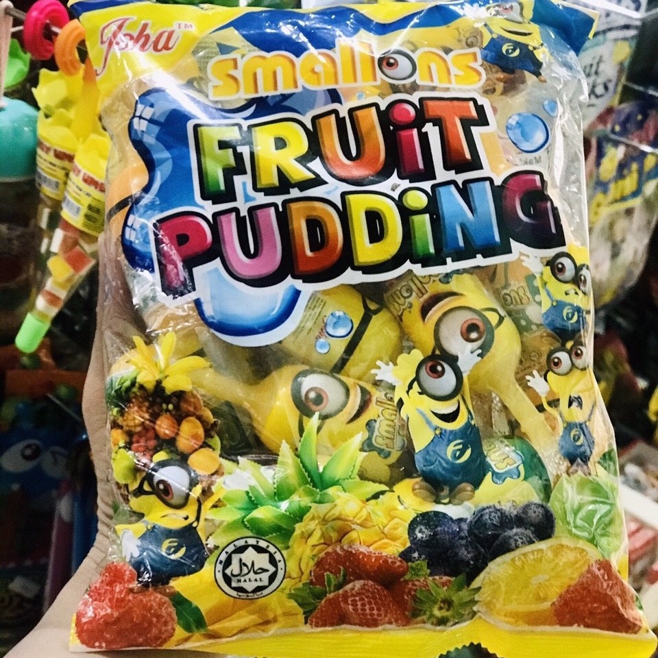 [Bịch 840gr] Thạch Rau Câu Trái Cây Smallons HongKong - Date T2/2025