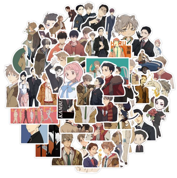 [HCM]Bộ Sticker ANIME VƯƠNG GIẢ decal hình dán chống nước trang trí xe laptop nón bảo hiểm vali #140