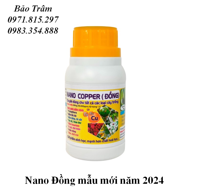 Dung dịch Nano đồng phun xịt cho hoa lan, cây cảnh chai 100ml