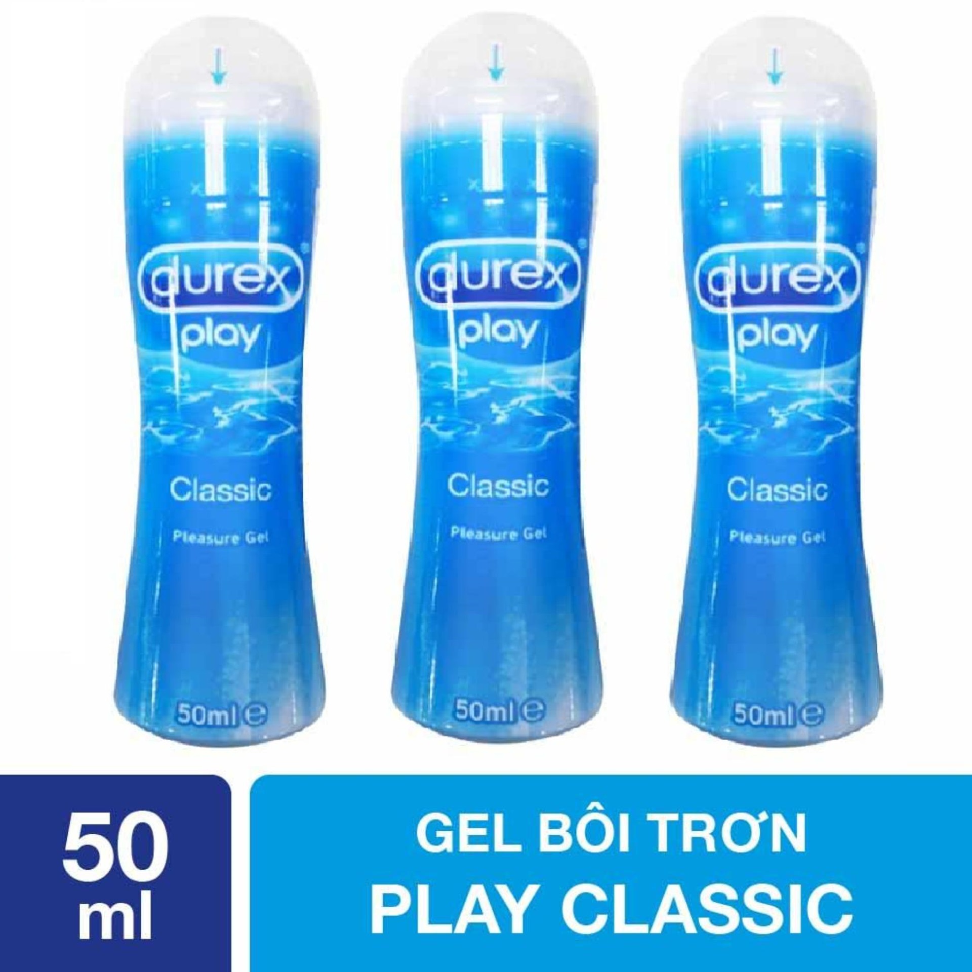 Combo 3 hộp gel bôi trơn Durex Play Classic 50ml Cho cảm xúc thăng hoa