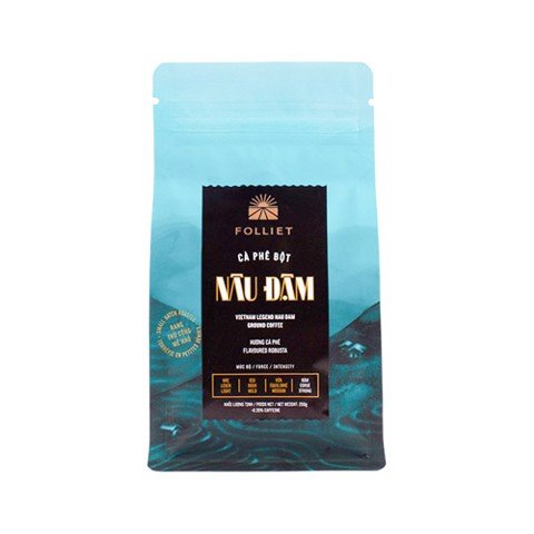BỘT CÀ PHÊ NÂU ĐẬM FOLLIET 250G BỊCH 250G