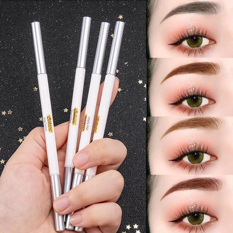 Bút Kẻ Chân Mày LAMEILA Chì Kẻ Mày Tự động Double-Hend Chì Kẻ Mày Không Thấm Nước