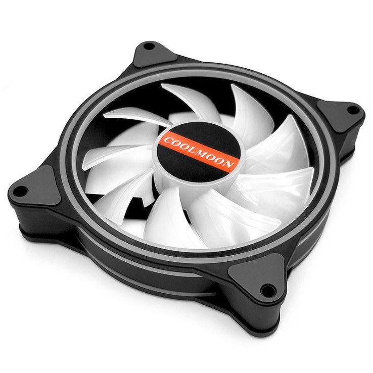 Fan case led coolmoon x1 rgb - fan 12cm