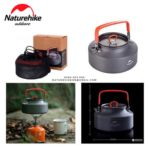 Ấm đun nước du lịch naturehike 1.1 l - 1.6 l - nh17c020-h