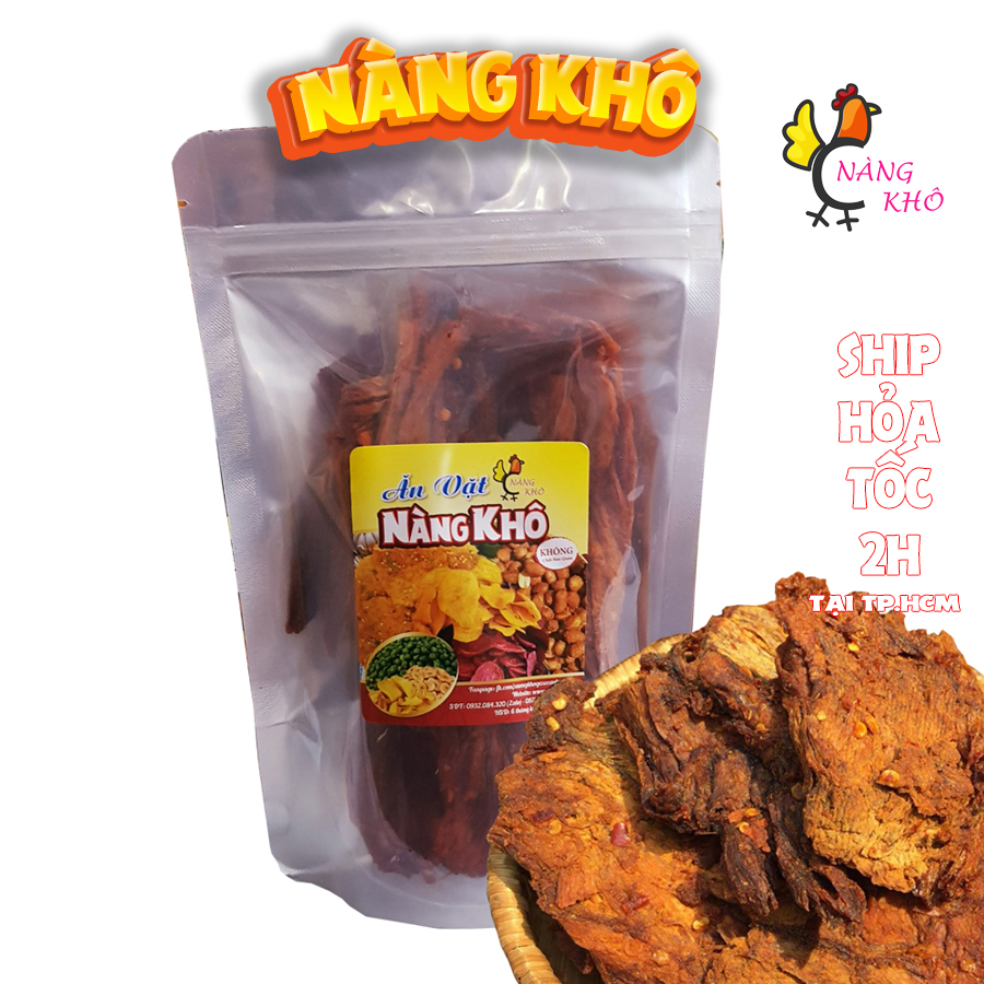 Khô bò miếng loại ngon vị Tứ Xuyên ( Thơm ngon - đậm vị ) | 100gr | Đồ ăn vặt Nàng Khô