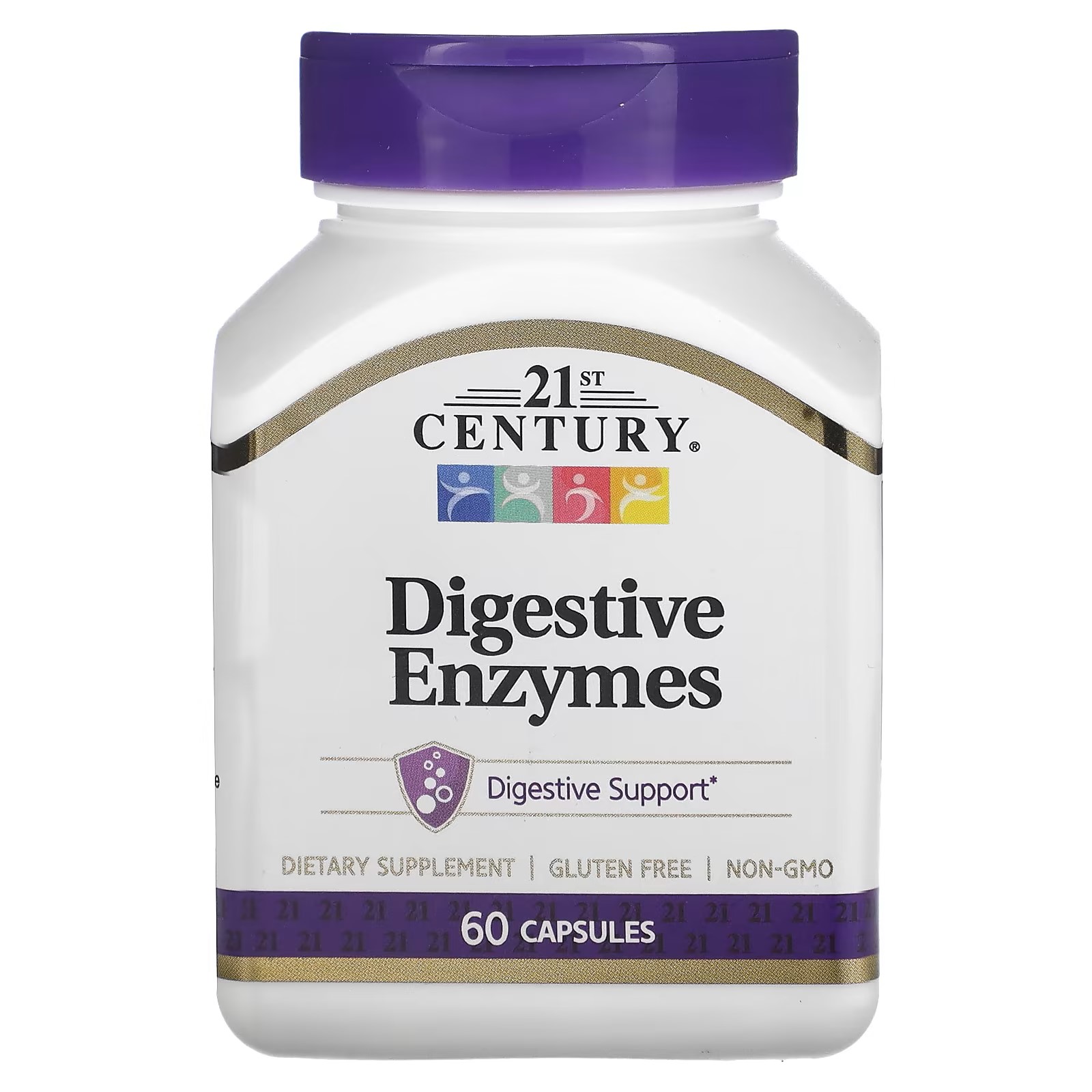 21st Century USA, Digestive Enzymes, 60 viên HSD 09 2026