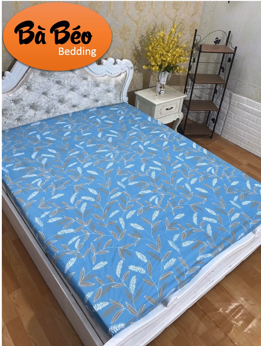 Ga Giường đai thun Gồm 3 màu, Ga Giường Ngọc Lan, Ga Giường Cỏ May, Ga giường Lavender Bộ Sưu Tập Ga Gối Hoa Đẹp Sunzin Bedding