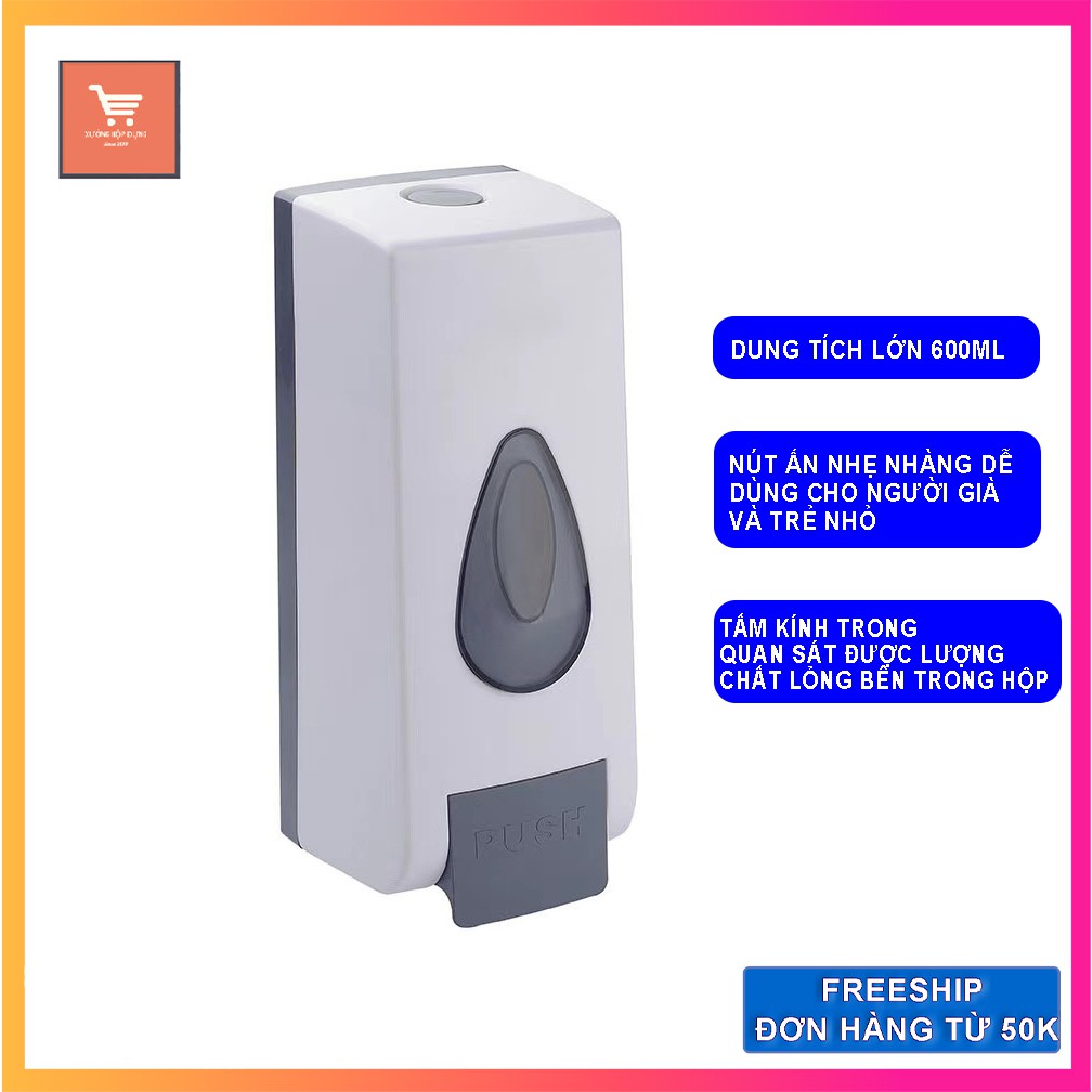 Hộp Đựng Nước Rửa Tay ,Bình Đựng Xà Phòng Tắm ,Hộp Đựng Nước Rửa Chén Treo Tường AH-68