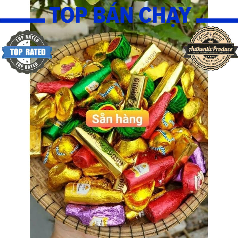 Combo 500gr kẹo socola mix thập cẩm đủ hình