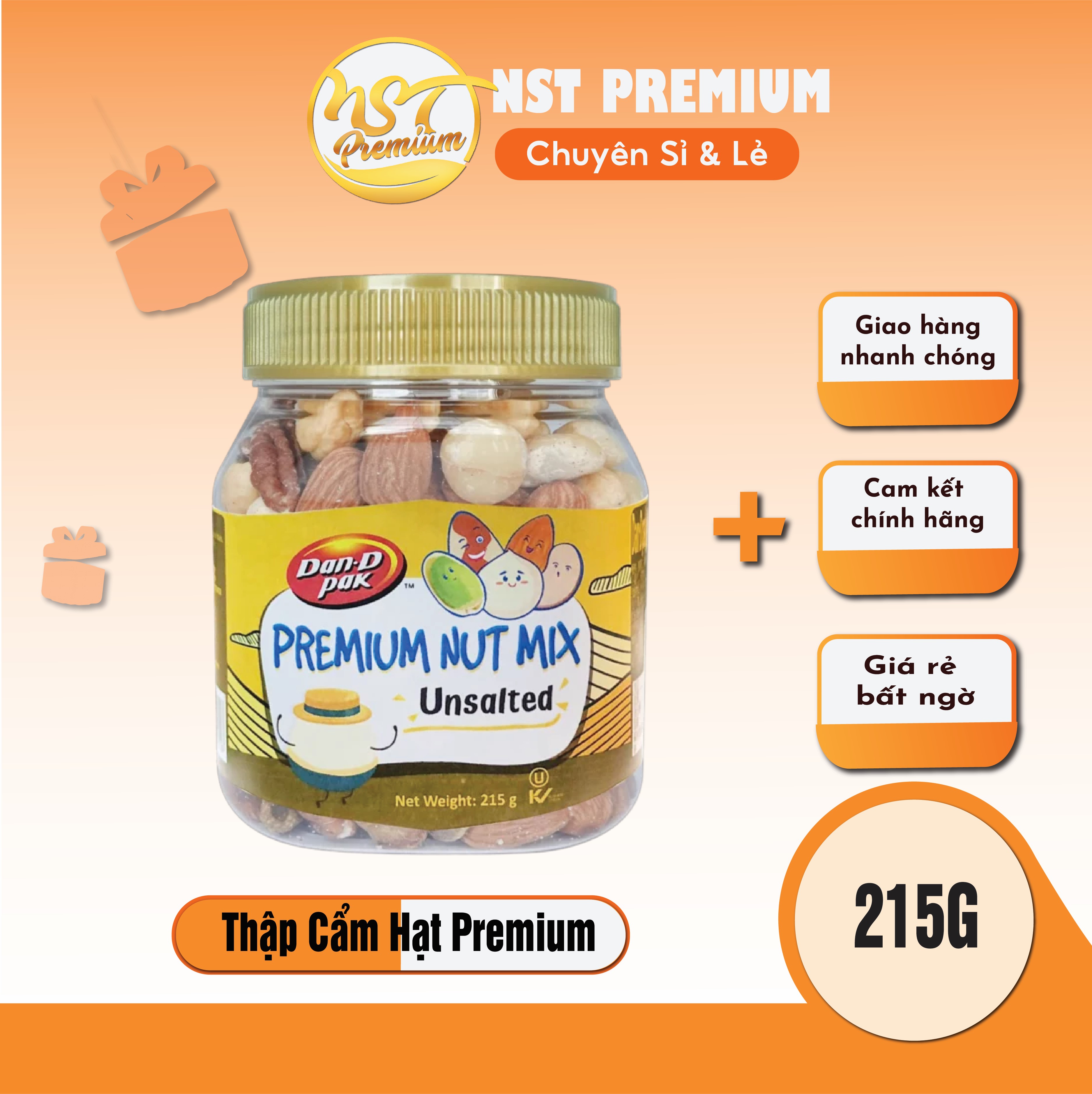 Preminum nut mix 215g
