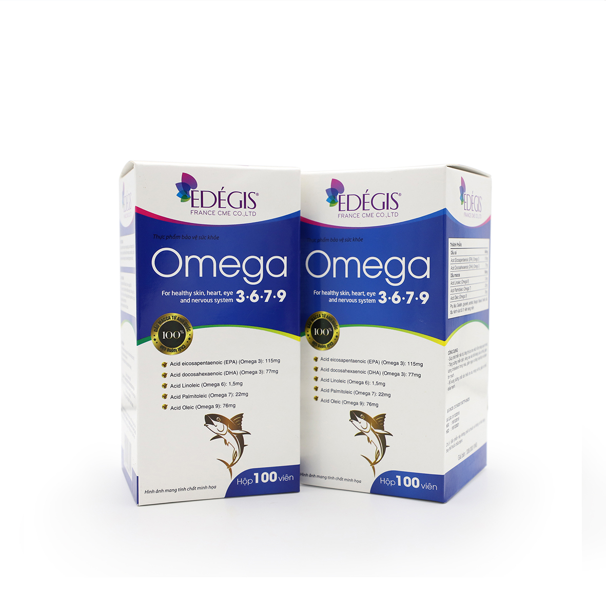 Dầu cá Omega 3.6.7.9 giúp đẹp da bổ não và bảo vệ tim mạch, cải thiện sức khỏe xương khớp và hỗ trợ làm đẹp