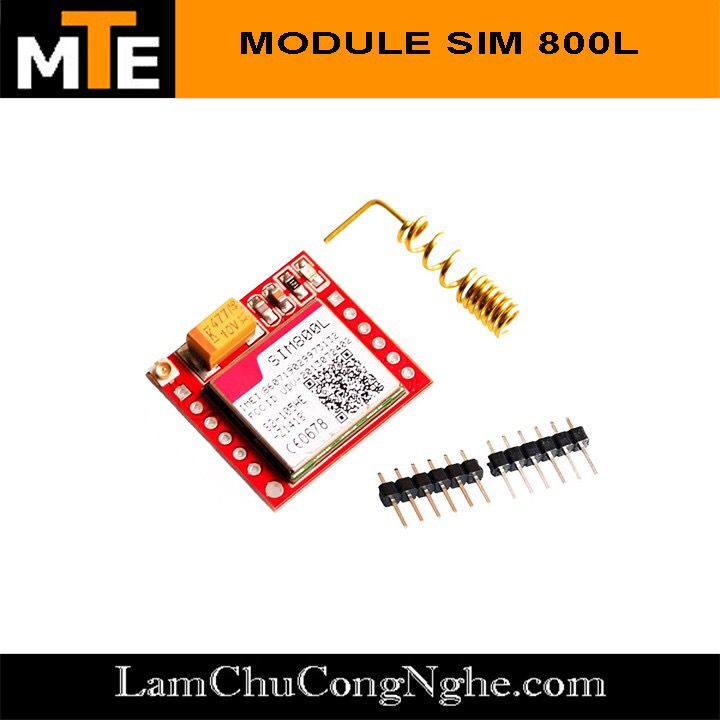 Mạch phát triển gsm gprs sim 800l - microsim sim800l