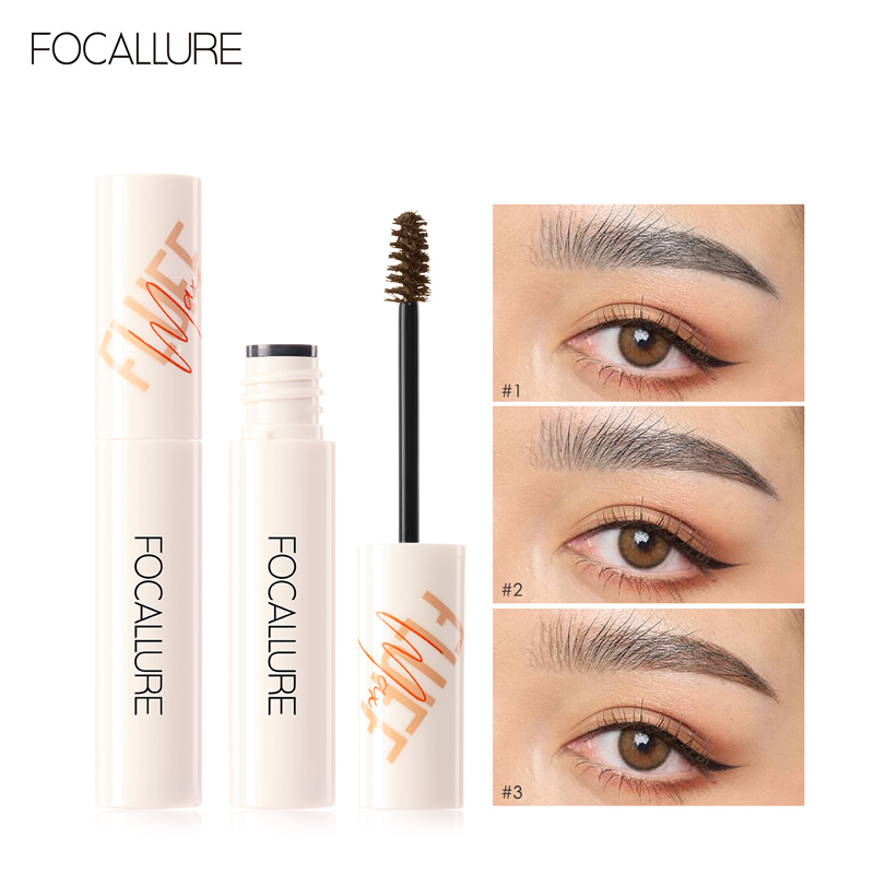 FOCALLURE Mascara chải lông mày, lâu trôi và chống thấm nước, trọng lượng 4g - INTL